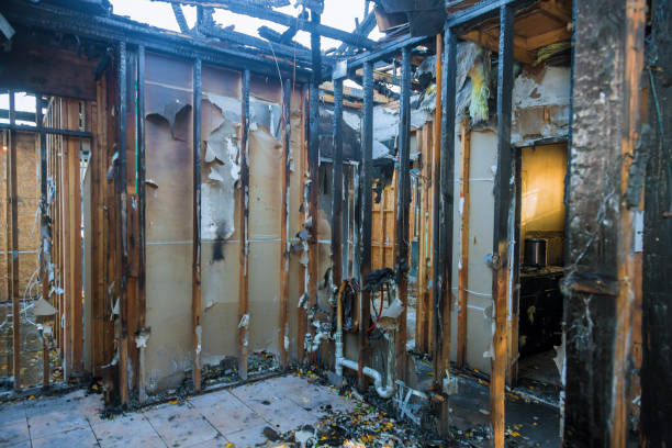 Professional Fire Damage Removal technician working in Prosser, WA